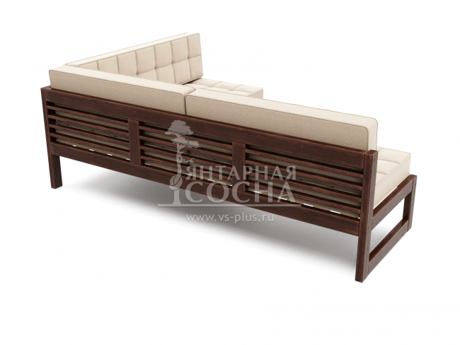 Диван Сега Угловой Velvet Орех Beige Диван Сега Угловой Velvet Орех Beige