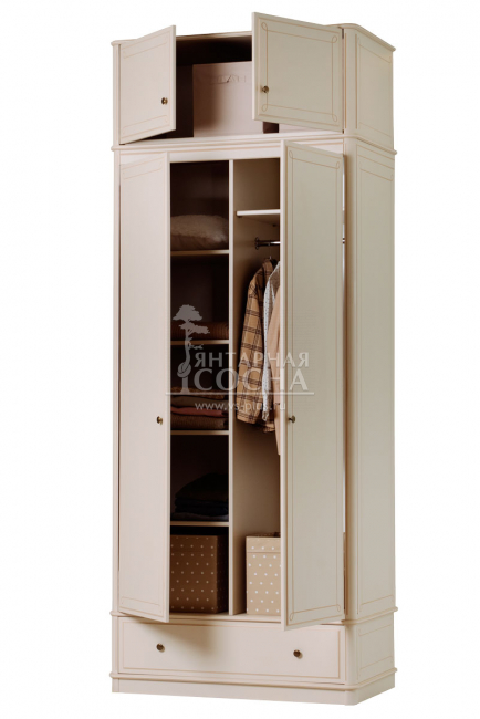 Шкаф Бетти 2-ств №2 с антресолью Шкаф Бетти 2-ств №2 с антресолью