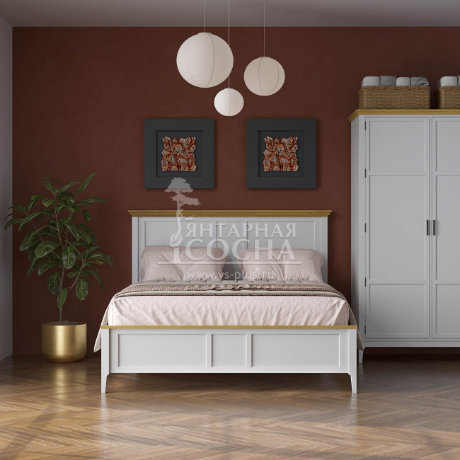 Кровать двуспальная Квадро-С 160*200 Кровать двуспальная Квадро-С 160*200