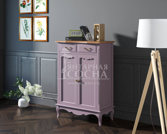 Комод «Leontina Lavanda» на 2 ящика 2 дверки арт ST9329RL Комод «Leontina Lavanda» на 2 ящика 2 дверки арт ST9329RL