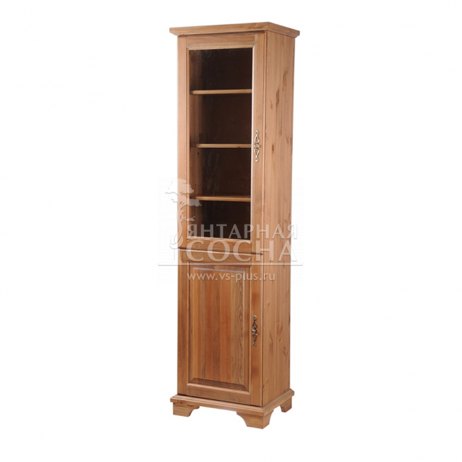 Шкаф-пенал книжный "Брусно", левое открывание Шкаф-пенал книжный "Брусно", левое открывание