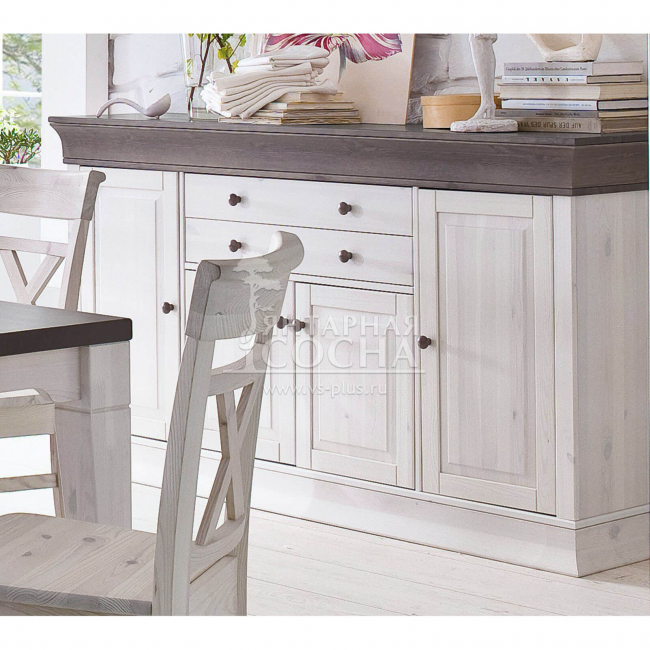 Комод Бостон 4+2 с гладкой филенкой Комод Бостон 4+2 с гладкой филенкой