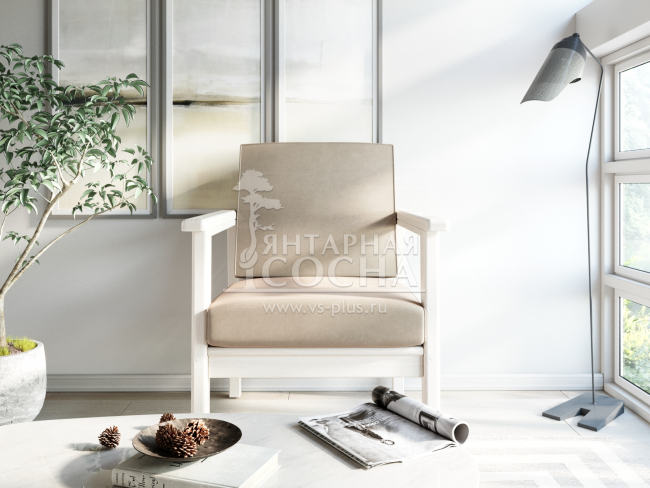 Кресло Лориан Velvet Беленый дуб Ivory Кресло Лориан Velvet Беленый дуб Ivory