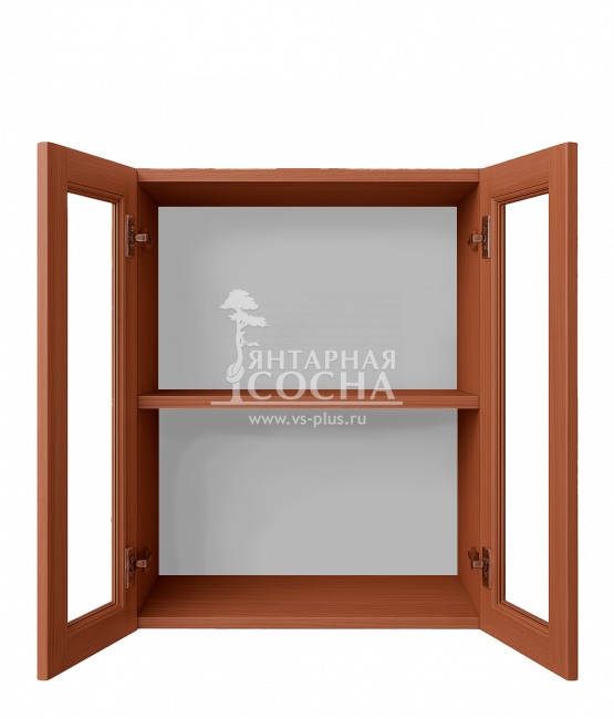 Шкаф навесной со стеклом Гретта 80 см (Гретта 281) Шкаф навесной со стеклом Гретта 80 см (Гретта 281)