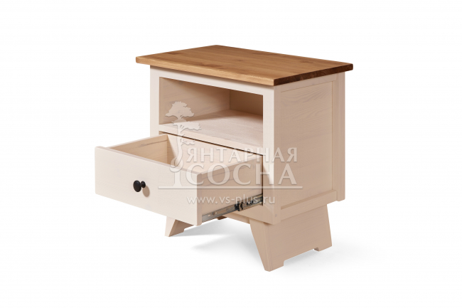 Тумбочка прикроватная 1 ящик и ниша АЛЕДЖИ Тумбочка прикроватная 1 ящик и ниша АЛЕДЖИ