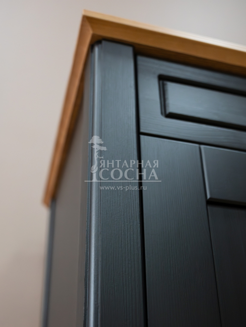 Комод буфета Пенни (Тумба буфета 22) блэк/антик 24 Комод буфета Пенни (Тумба буфета 22) блэк/антик 24