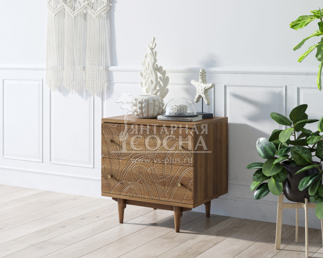 Комод "Boho" 2 ящика джангл арт BH06 Комод "Boho" 2 ящика джангл арт BH06