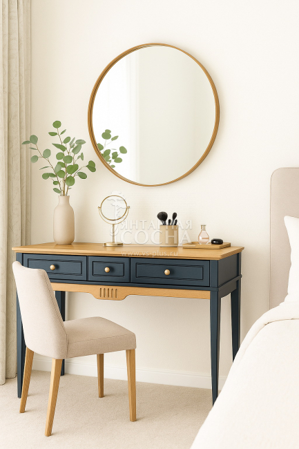 Стол туалетный 120 Пенни блэк/антик 24 Стол туалетный 120 Пенни блэк/антик 24