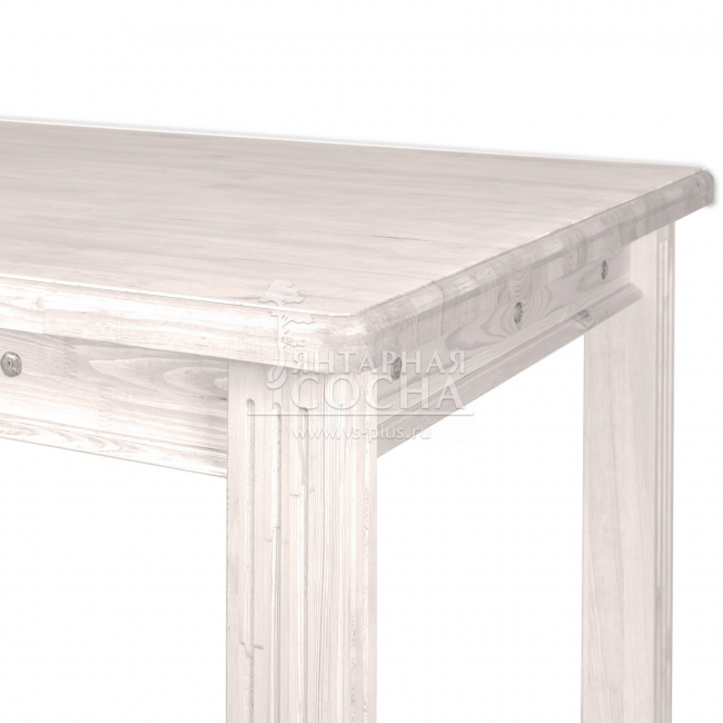 Стол обеденный Викинг (160) из массива сосны (белый воск) Стол обеденный Викинг (160) из массива сосны (белый воск)
