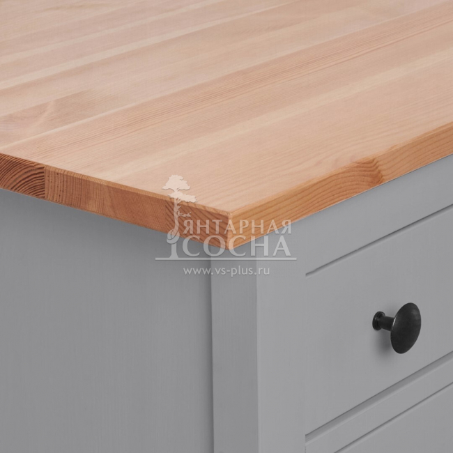 Комод высокий КЫМОР 6 ящиков Серый/Светло-коричневый Комод высокий КЫМОР 6 ящиков Серый/Светло-коричневый