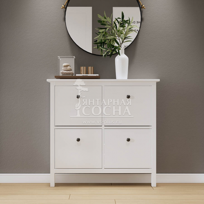 Тумба для обуви КЫМОР 106 Белая Тумба для обуви КЫМОР 106 Белая