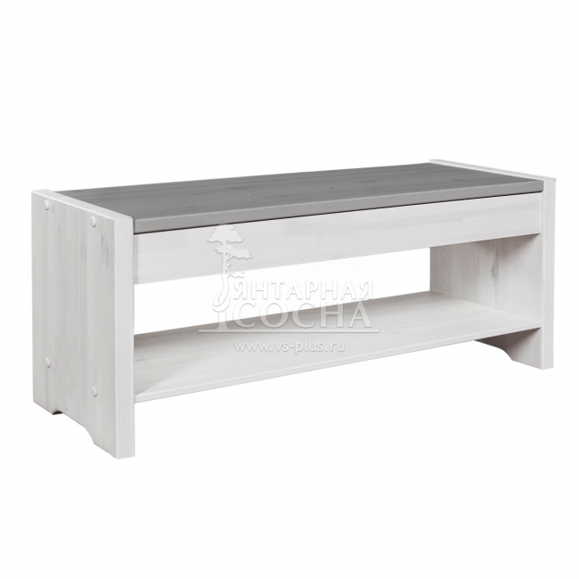 Скамья Бостон (Стокгольм)-115 с 2-я ящиками Скамья Бостон (Стокгольм)-115 с 2-я ящиками