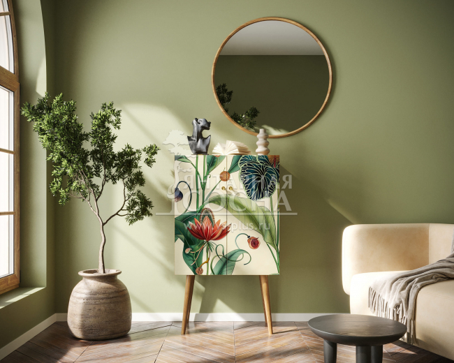 Комод на высоких ножках "Berber" арт BB09/Print_55 Комод на высоких ножках "Berber" арт BB09/Print_55