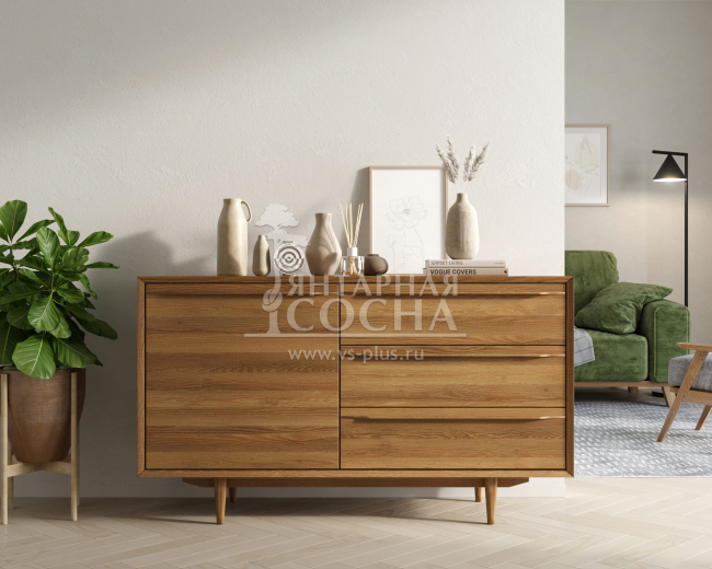 Комод "Bruni" с ящиками и дверкой арт BR-02 Комод "Bruni" с ящиками и дверкой арт BR-02