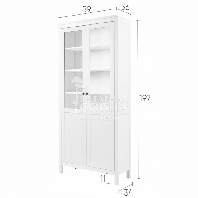 Шкаф витрина ХЕМНЭС Кымор с дверями пн/ст Шкаф витрина ХЕМНЭС Кымор с дверями пн/ст