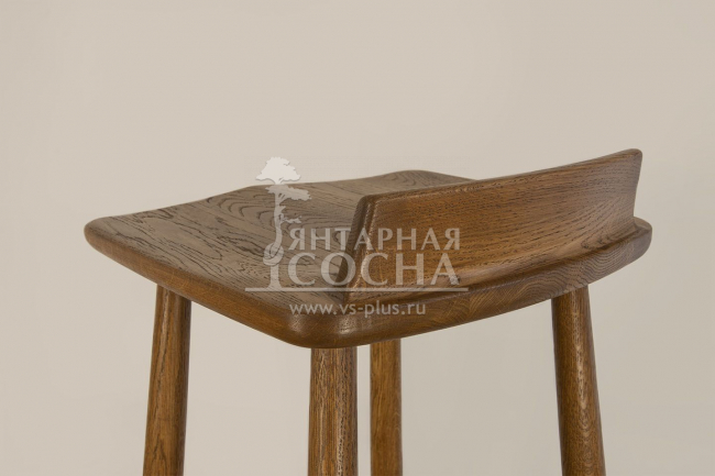 Стул барный Денвер из массива дуба коньяк Стул барный Денвер из массива дуба коньяк