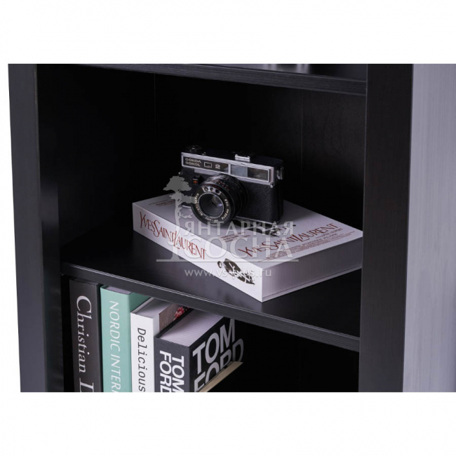 Стеллаж узкий открытый КЫМОР 49 Черный Стеллаж узкий открытый КЫМОР 49 Черный