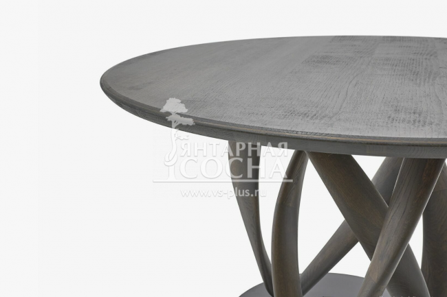 Стол обеденный овальный двойной Инфинити со столешницей из дуба Стол обеденный овальный двойной Инфинити со столешницей из дуба