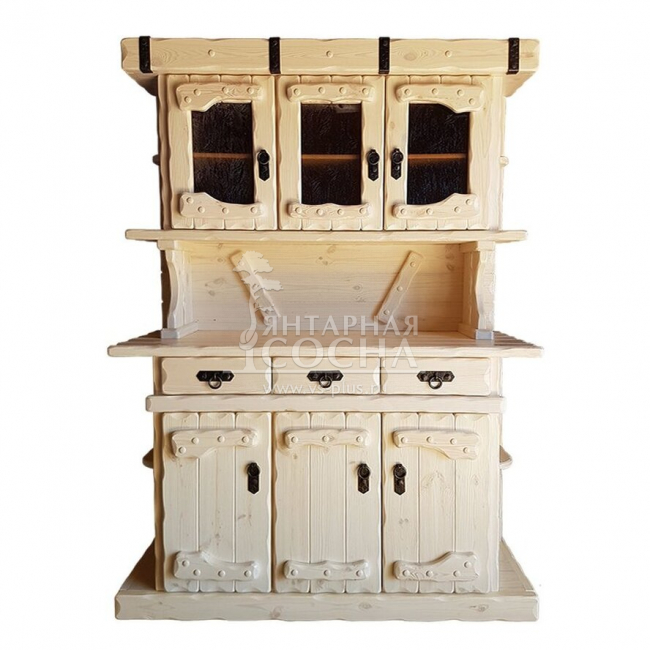 Буфет Государь 1 из массива сосны Буфет Государь 1 из массива сосны