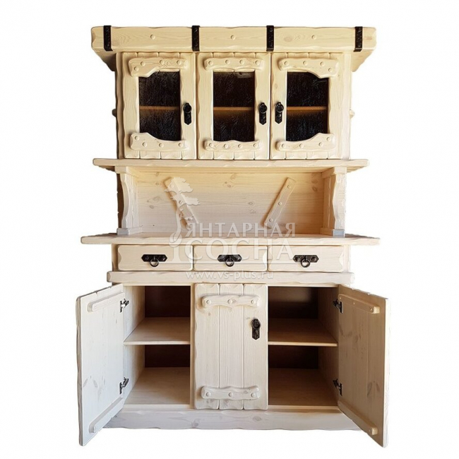 Буфет Государь 1 из массива сосны Буфет Государь 1 из массива сосны