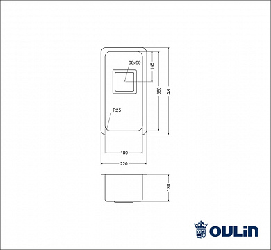 ����� Oulin OL-0361 square