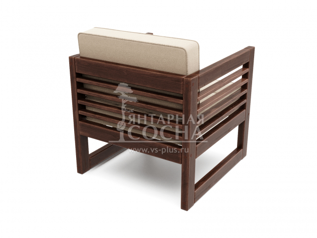 Кресло Сега Velvet Орех Beige Кресло Сега Velvet Орех Beige