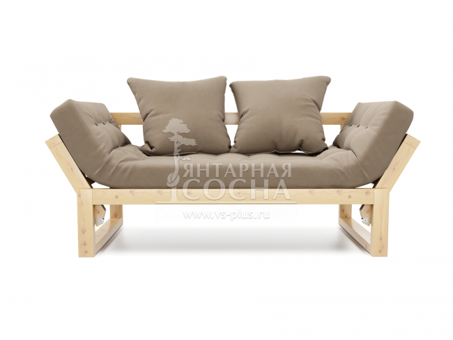 Кушетка Амбер Velvet Сосна Beige Кушетка Амбер Velvet Сосна Beige