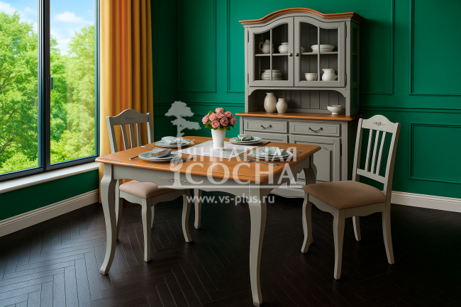 Стол обеденный Ари-Прованс №1 800х800х750 Стол обеденный Ари-Прованс №1 800х800х750