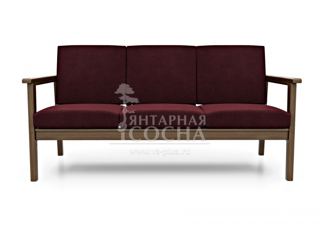 Диван Лориан Б Velvet Орех Berry Диван Лориан Б Velvet Орех Berry