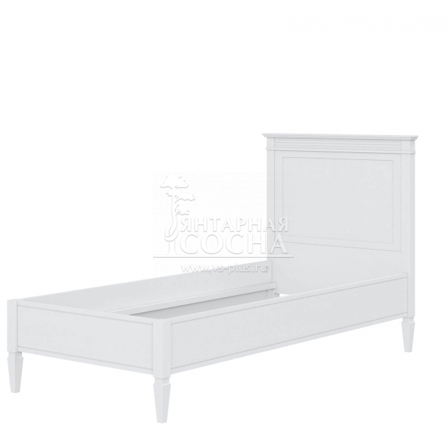 Кровать односпальная Ольса 90 (белый лак) (1.0.1) Кровать односпальная Ольса 90 (белый лак) (1.0.1)
