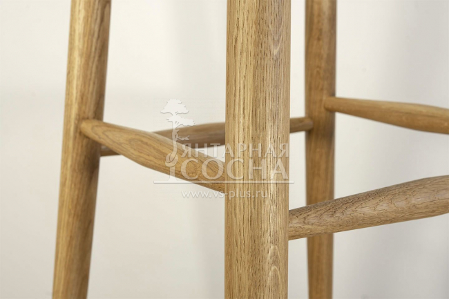 Стул барный Денвер из массива дуба матовое масло Стул барный Денвер из массива дуба матовое масло