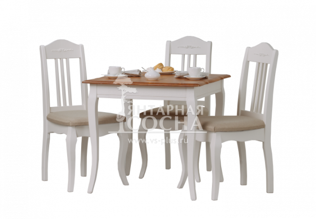 Стол обеденный Ари-Прованс №1 800х800х750 Стол обеденный Ари-Прованс №1 800х800х750