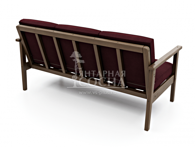 Диван Лориан Б Velvet Орех Berry Диван Лориан Б Velvet Орех Berry