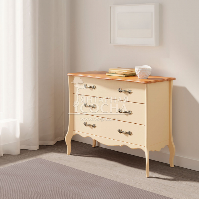 Комод Лебо с 3-мя ящиками Комод Лебо с 3-мя ящиками