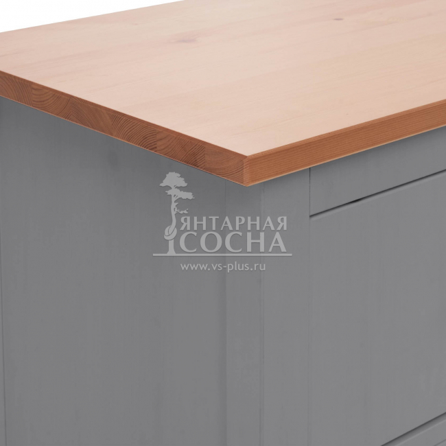 Тумба прикроватная КЫМОР 2 ящика Серая/Светло-коричневая Тумба прикроватная КЫМОР 2 ящика Серая/Светло-коричневая