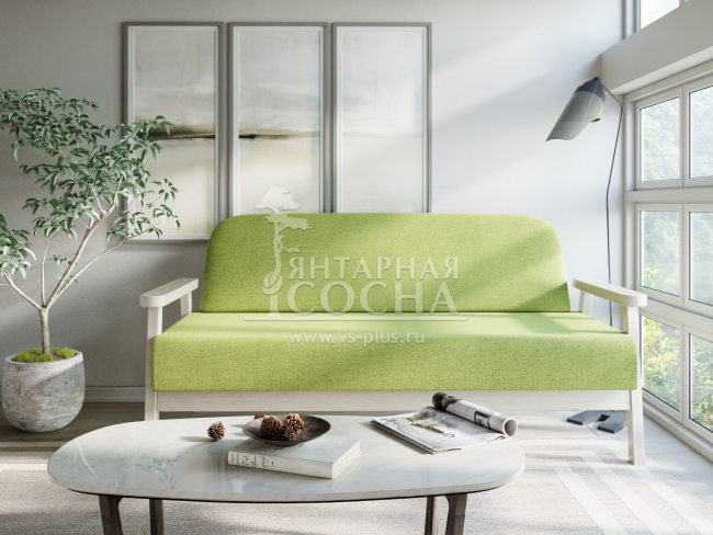 Диван Флори М Textile Беленый Дуб Green Диван Флори М Textile Беленый Дуб Green