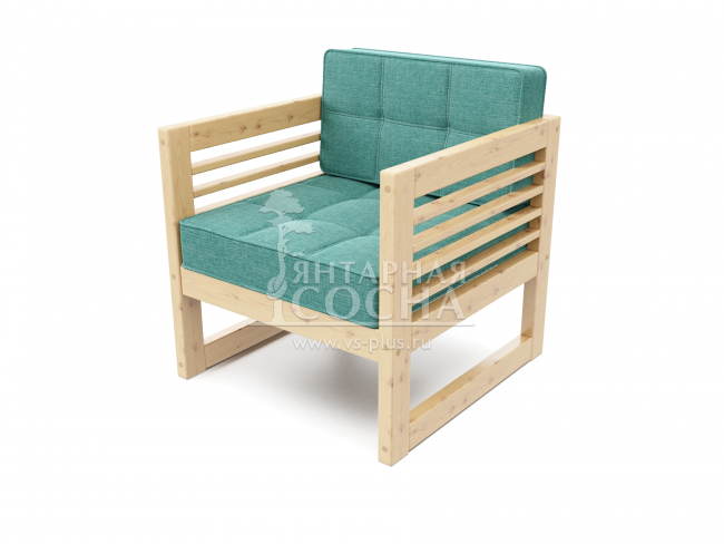 Кресло Сега Textile Сосна Turquoise Кресло Сега Textile Сосна Turquoise