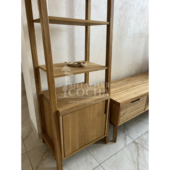 Стеллаж открытый Доната 7 из массива дуба Стеллаж открытый Доната 7 из массива дуба