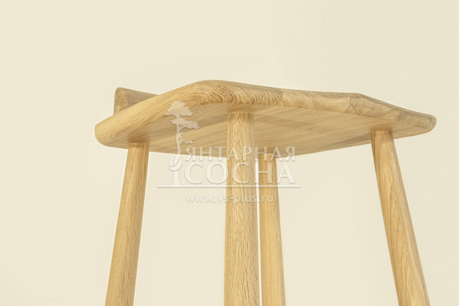 Стул барный Денвер из массива дуба натуральный дуб Стул барный Денвер из массива дуба натуральный дуб