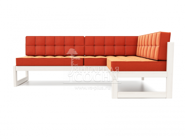 Диван Сега Угловой Velvet Беленый Дуб Orange Диван Сега Угловой Velvet Беленый Дуб Orange