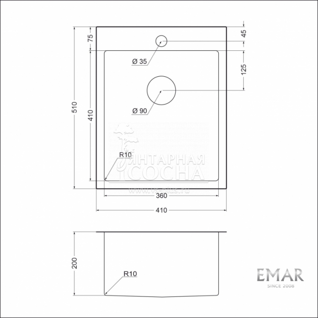 ����� EMAR 128� PVD