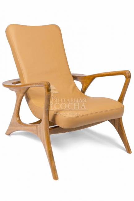 Кресло Лира Комфорт с мягким сиденьем из ткани или экокожи