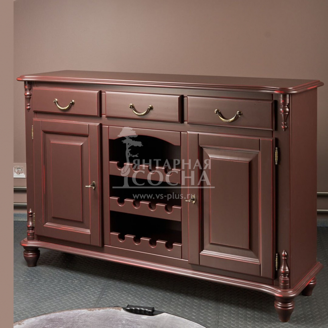 Тумба Скандия 2 дв 3 ящ с бутылочницей Тумба Скандия 2 дв 3 ящ с бутылочницей