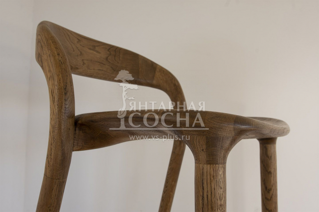 Стул барный Мери из массива дуба коньяк Стул барный Мери из массива дуба коньяк