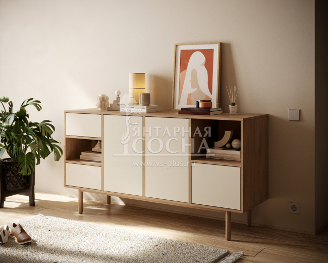 Комод с двумя дверками и тремя ящиками "Alice" арт ALC03 Комод с двумя дверками и тремя ящиками "Alice" арт ALC03