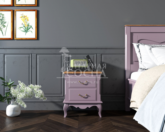Тумба leontina Lavanda на два ящика арт ST9302/2L Тумба leontina Lavanda на два ящика арт ST9302/2L